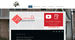 Desktop Screenshot of iglesiaderestauracionapostolesyprofetas.org